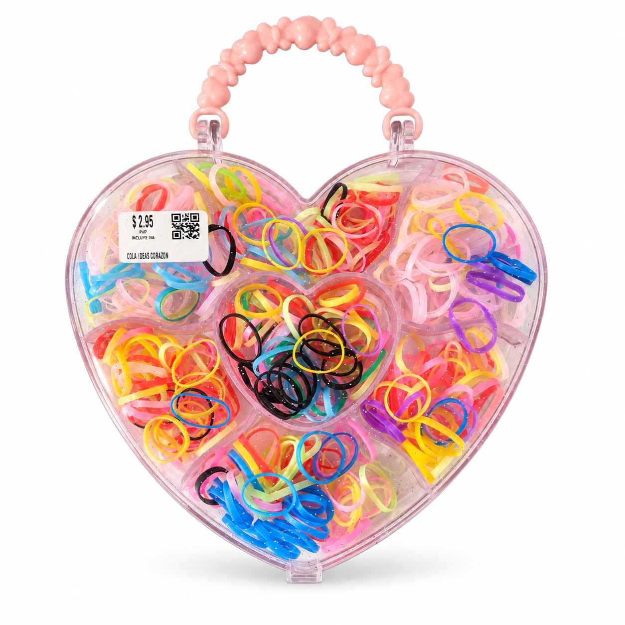 Caja ligas corazon