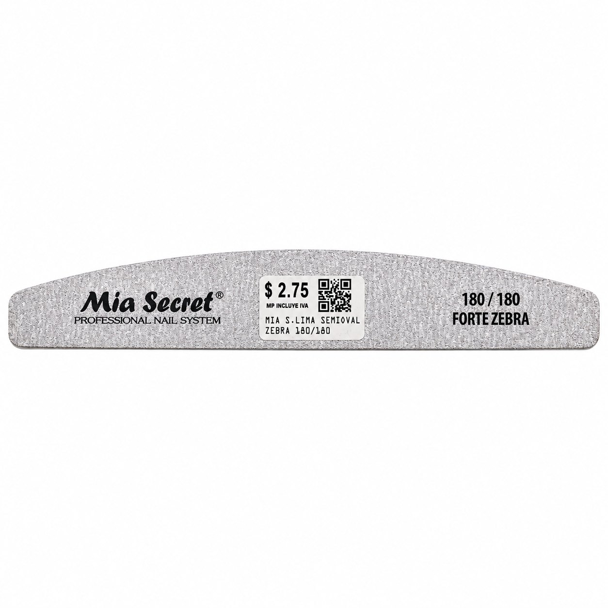 Mia secret Lima semiovalada zebra 180/180